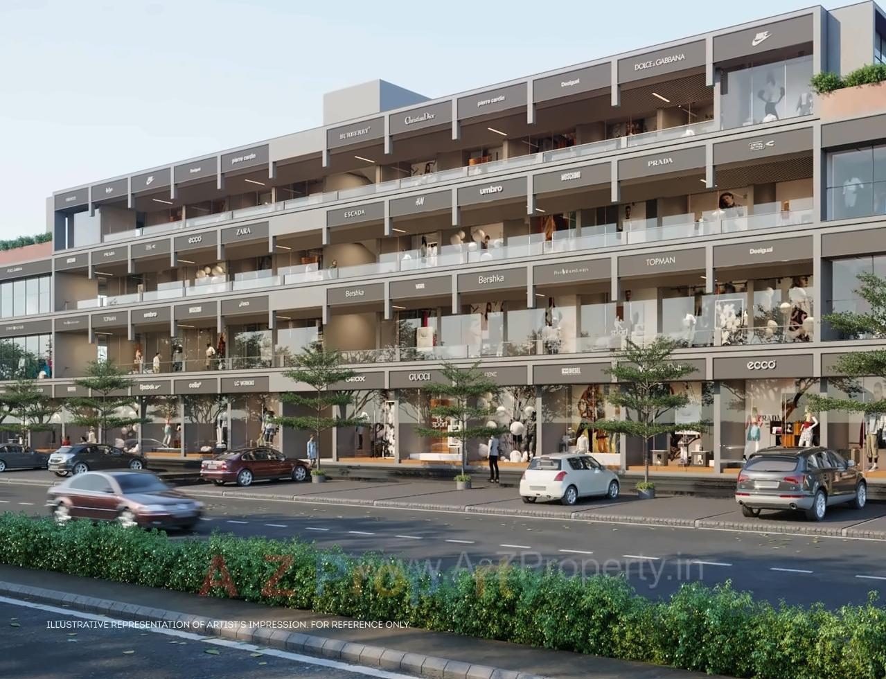 3D Elevation of real estate project Venus Avan Business Centre located at Bhat, Gandhinagar, Gujarat