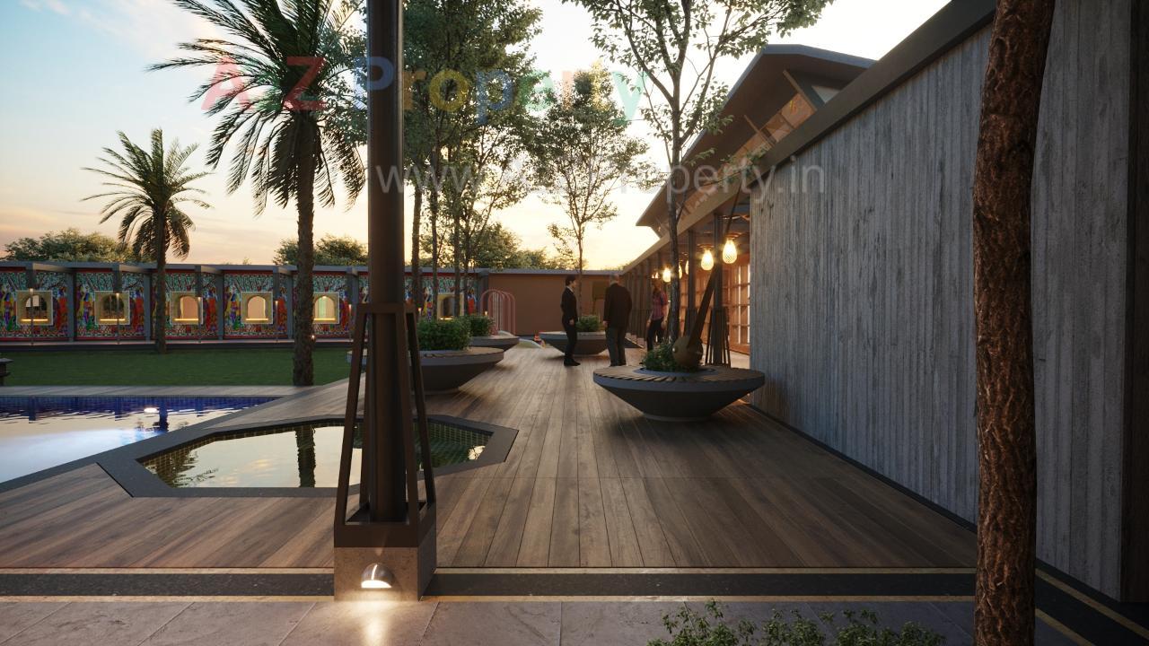 3D Elevation of real estate project Venus Avan located at Bhat, Gandhinagar, Gujarat