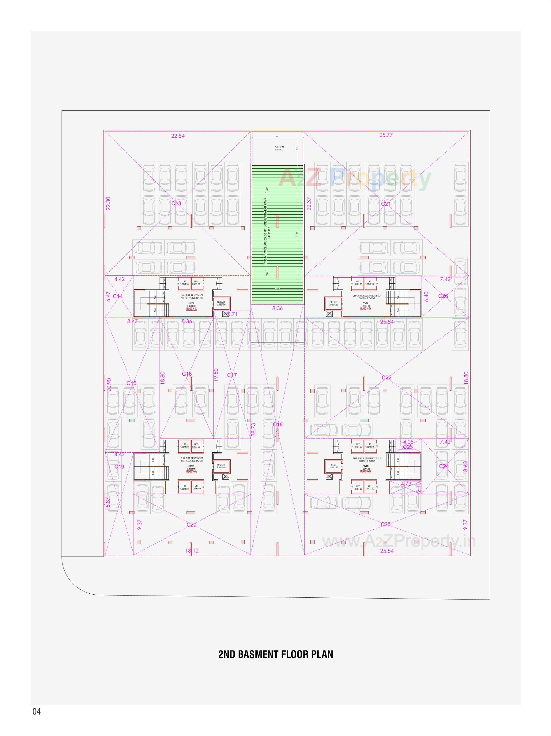 Layout of real estate project Verdana located at Kudasan, Gandhinagar, Gujarat