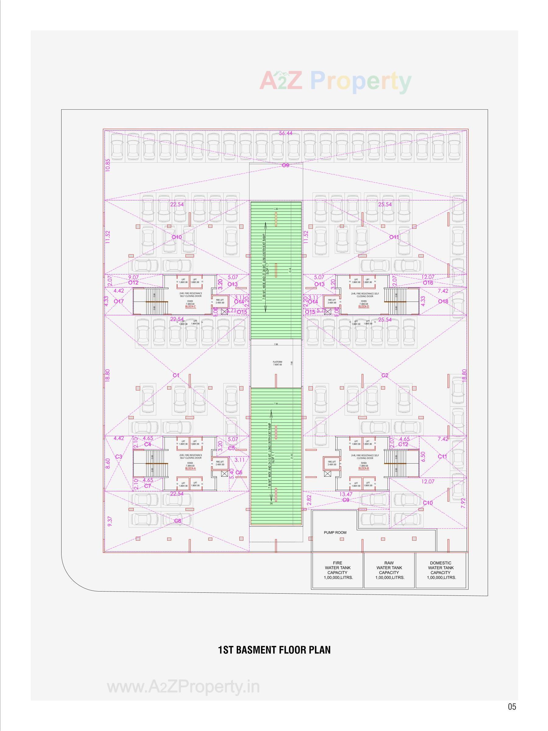 Layout of real estate project Verdana located at Kudasan, Gandhinagar, Gujarat