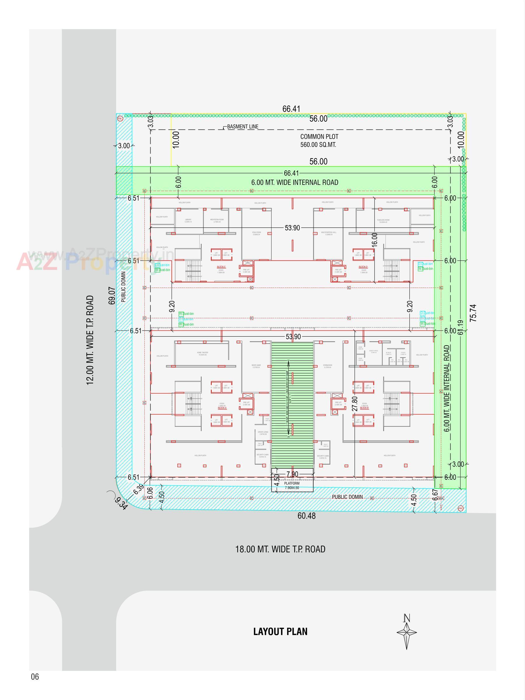 Layout of real estate project Verdana located at Kudasan, Gandhinagar, Gujarat
