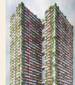 3D Elevation of real estate project Vida located at Pirojpur, Gandhinagar, Gujarat