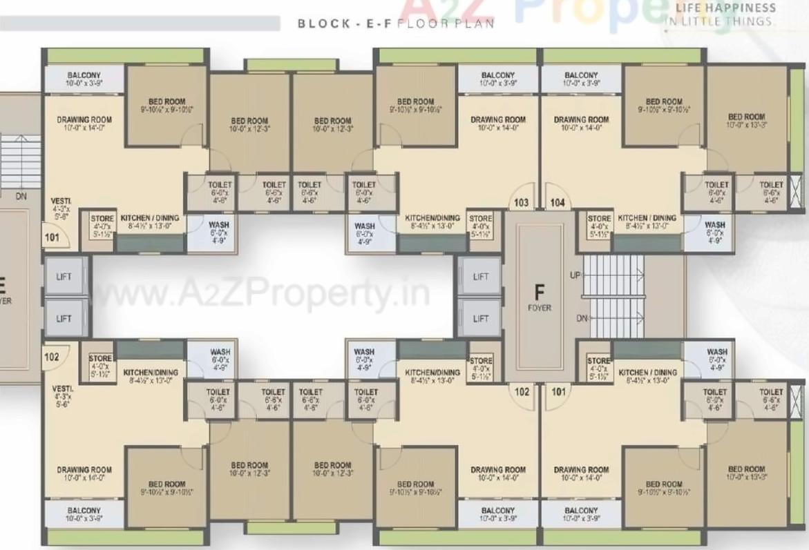 Layout of real estate project Vinayak located at Borisana, Gandhinagar, Gujarat