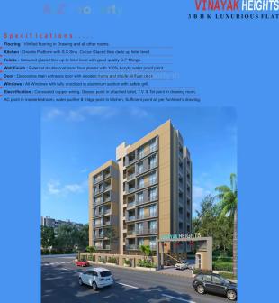 Elevation of real estate project Vinayak Heights located at Saij, Gandhinagar, Gujarat