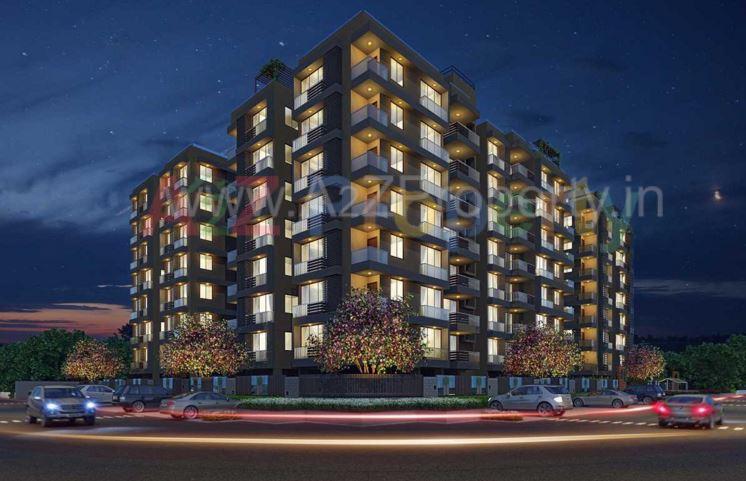 3D Elevation of real estate project Vinayak Lifestyle located at Raisan, Gandhinagar, Gujarat