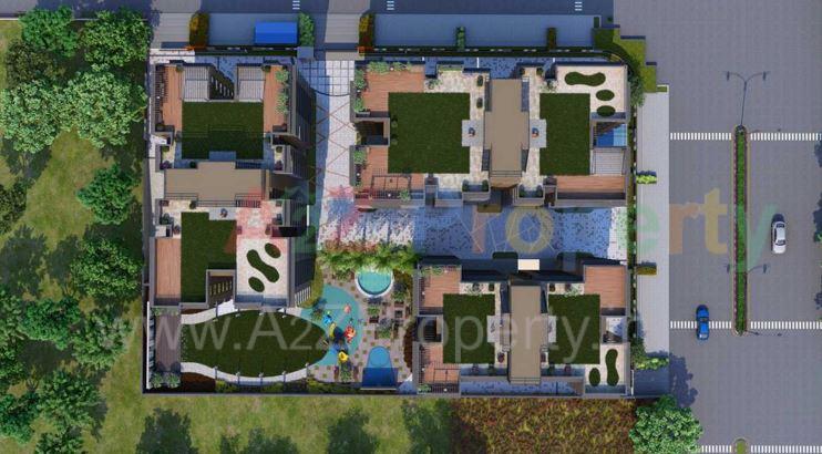 3D Elevation of real estate project Vinayak Lifestyle located at Raisan, Gandhinagar, Gujarat
