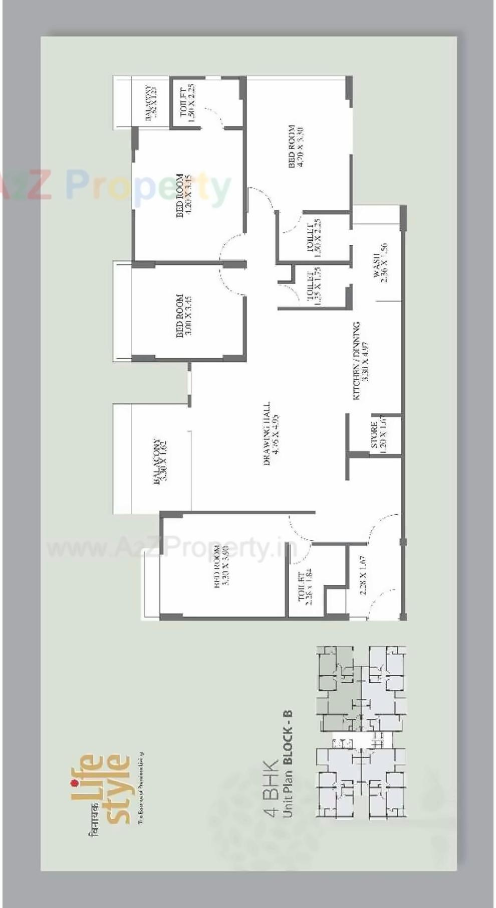 Layout of real estate project Vinayak Lifestyle located at Raisan, Gandhinagar, Gujarat