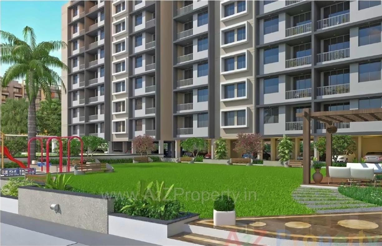 3D Elevation of real estate project Vinayak Residency located at Saij, Gandhinagar, Gujarat