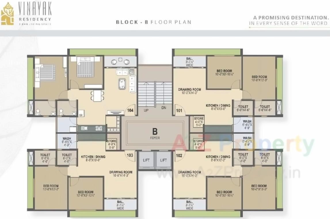 Layout of real estate project Vinayak Residency located at Saij, Gandhinagar, Gujarat