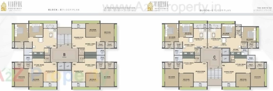 Layout of real estate project Vinayak Residency located at Saij, Gandhinagar, Gujarat
