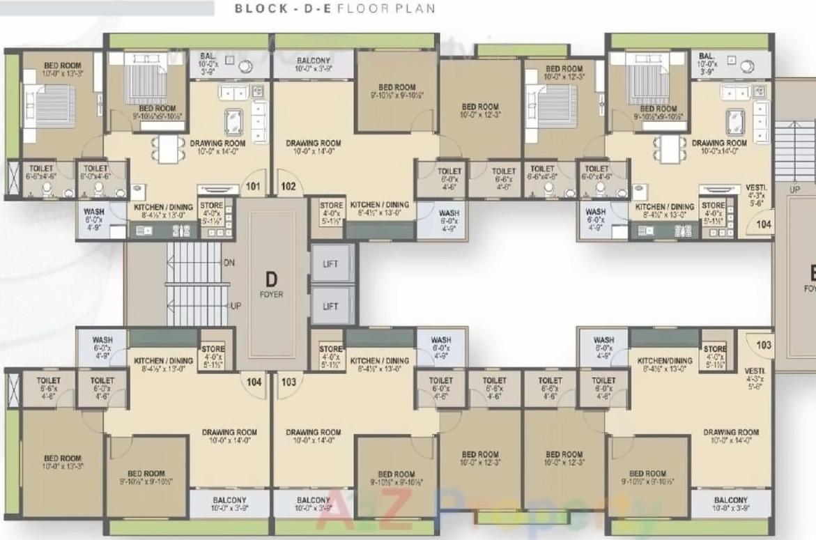 Layout of real estate project Vinayak Residency located at Saij, Gandhinagar, Gujarat