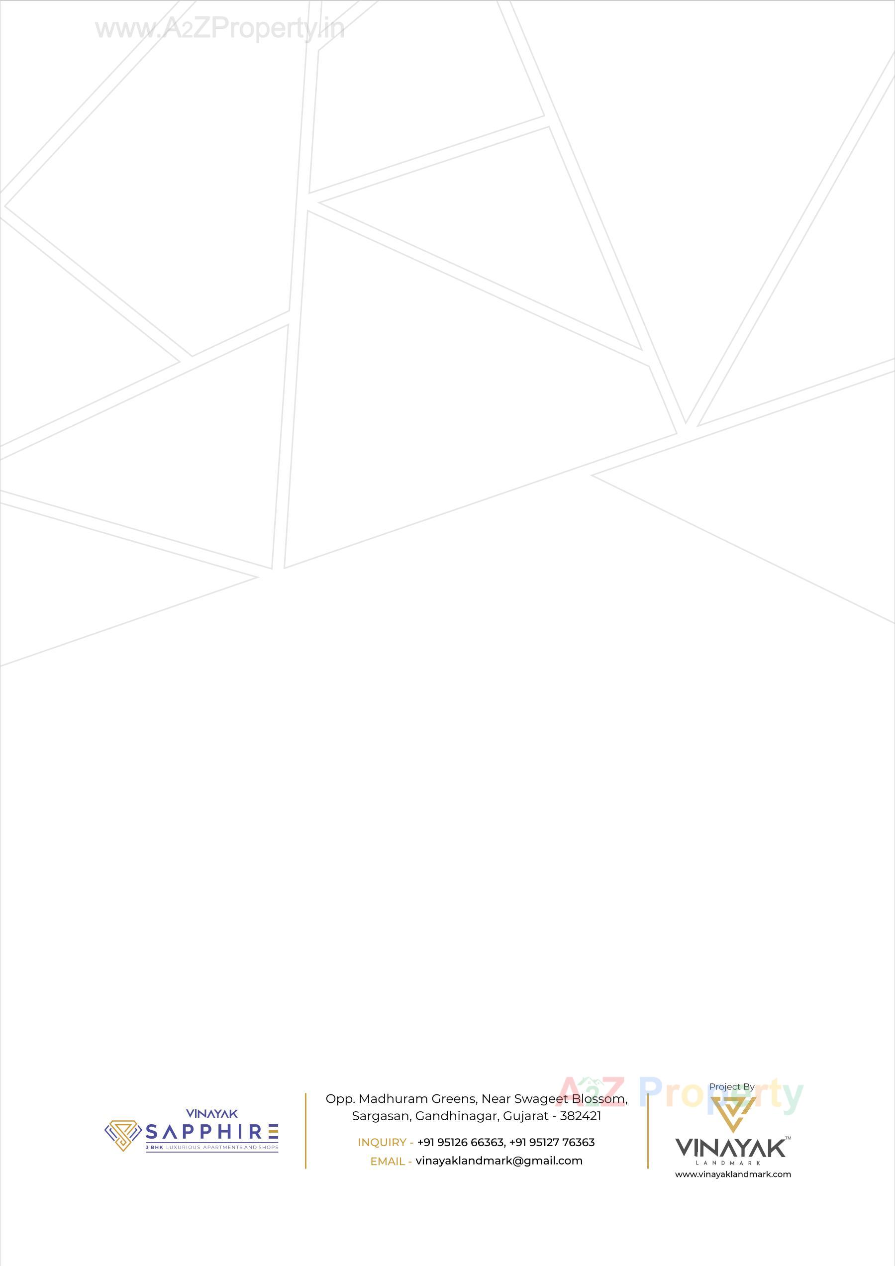  of real estate project Vinayak Sapphire located at Sargasan, Gandhinagar, Gujarat