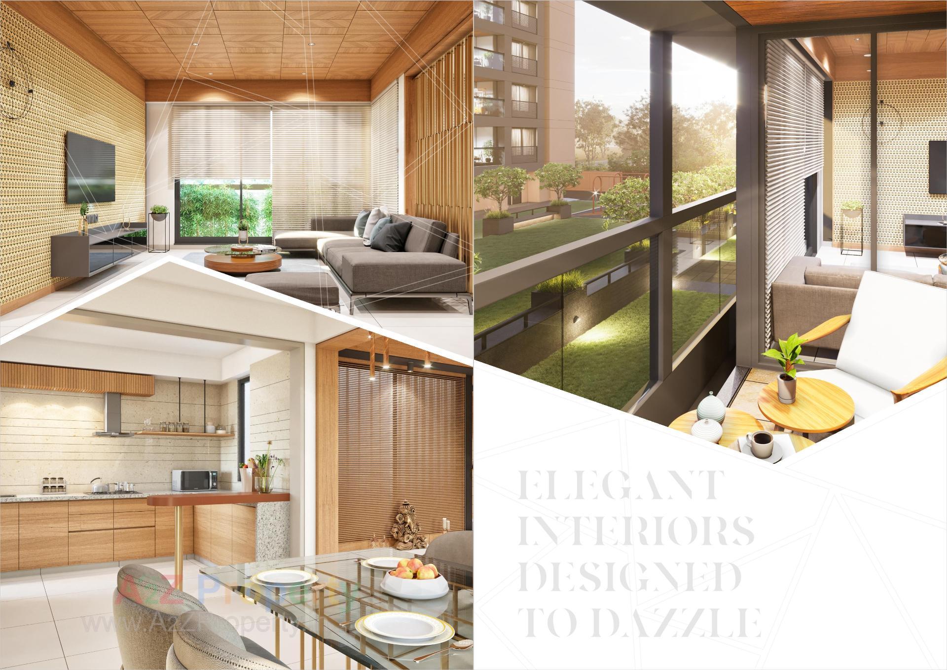 3D Elevation of real estate project Vinayak Sapphire located at Sargasan, Gandhinagar, Gujarat