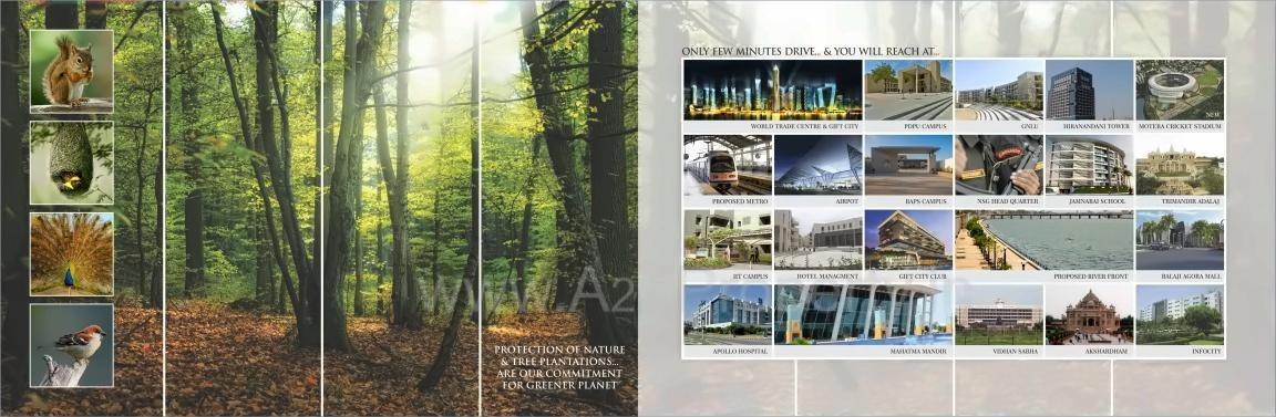  of real estate project Vinayak Woodlands located at Raisan, Gandhinagar, Gujarat