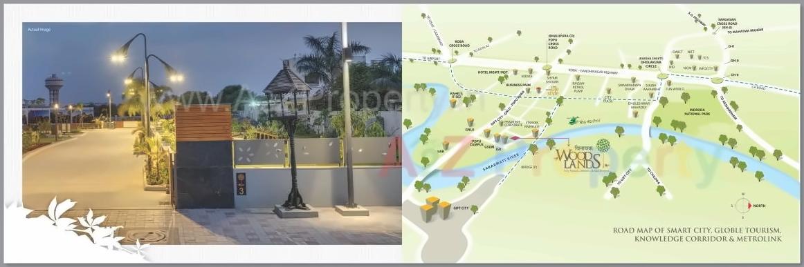  of real estate project Vinayak Woodlands located at Raisan, Gandhinagar, Gujarat