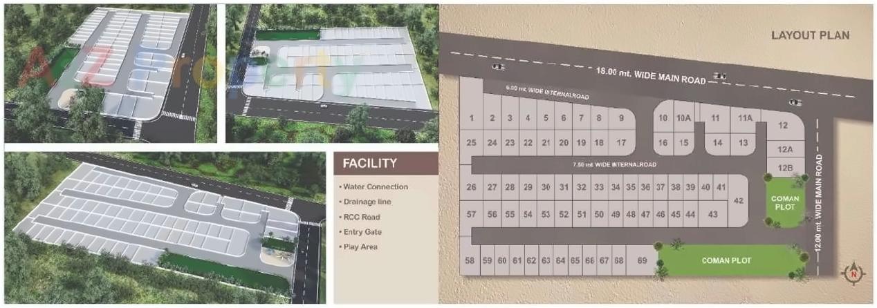 Layout of real estate project Visat Gold located at Gandhinagar, Gandhinagar, Gujarat
