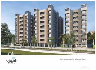 Elevation of real estate project Visat Royal located at Pethapur, Gandhinagar, Gujarat