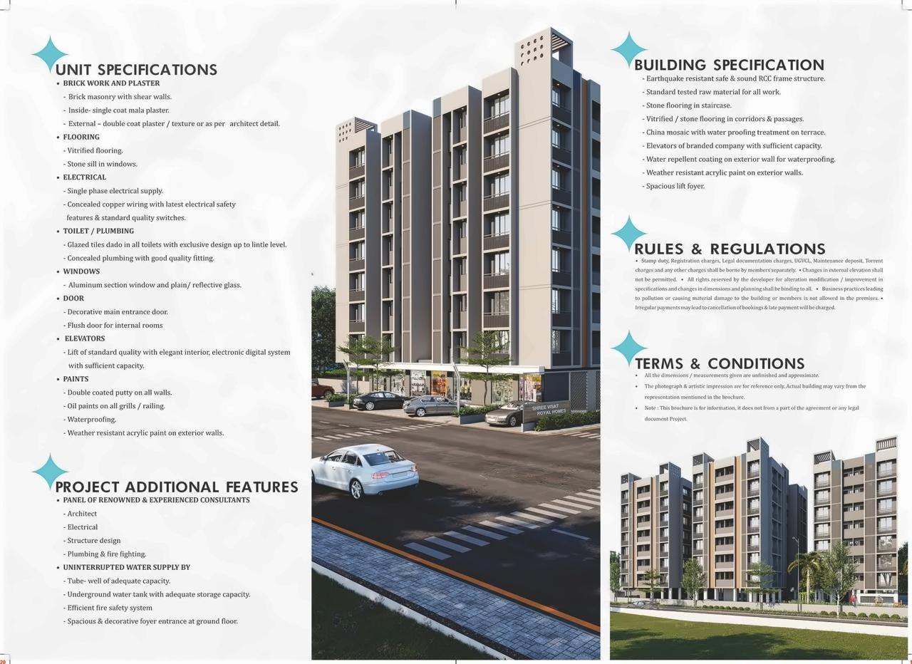  of real estate project Visat Royal located at Pethapur, Gandhinagar, Gujarat