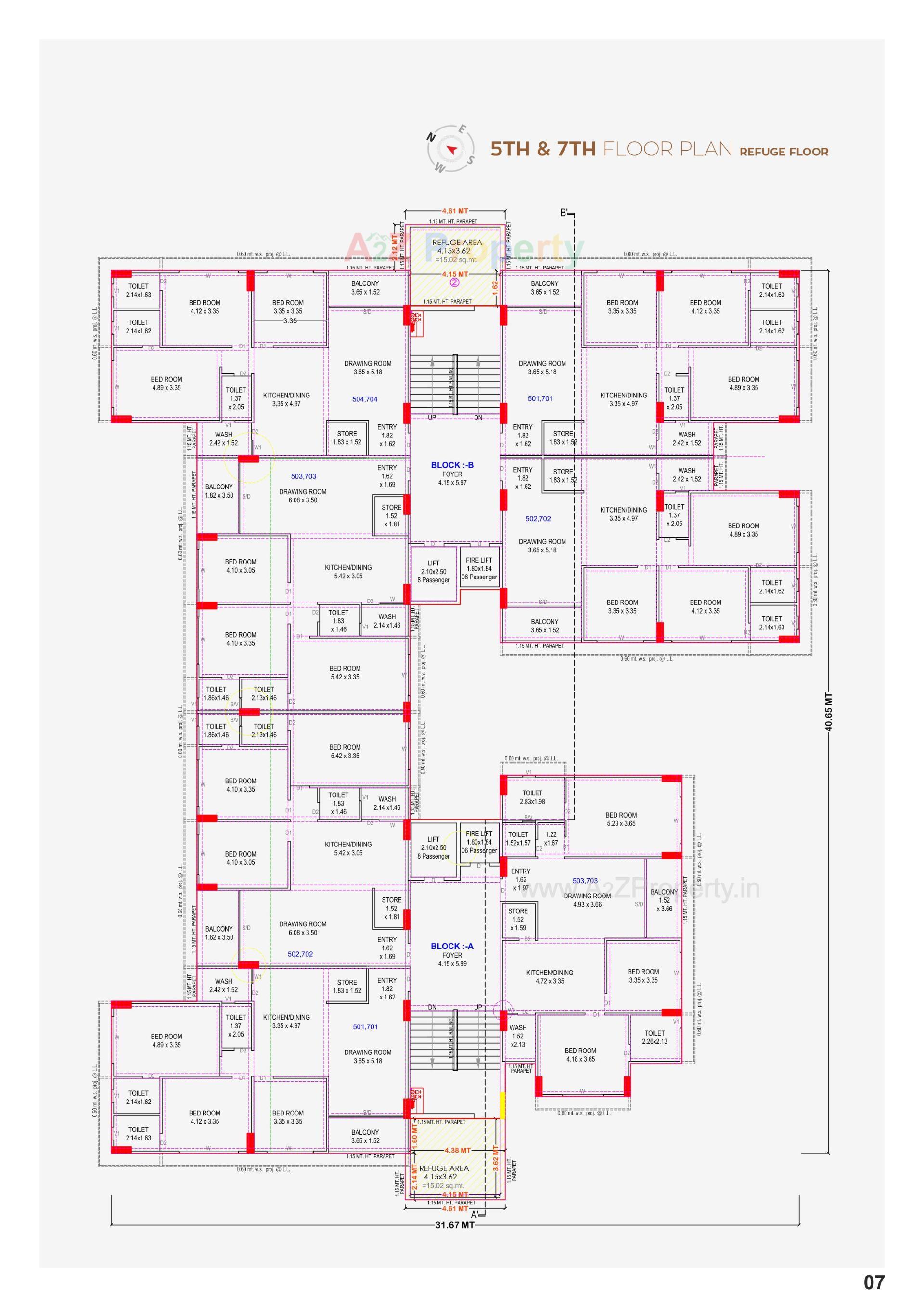 Layout of real estate project Vishakha Exotica located at Randheja, Gandhinagar, Gujarat