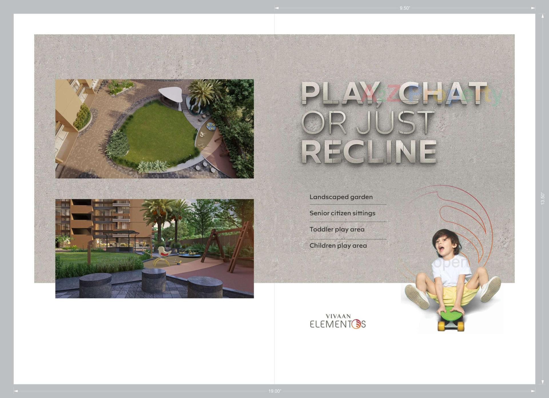  of real estate project Vivaan Elementos located at Zundal, Gandhinagar, Gujarat