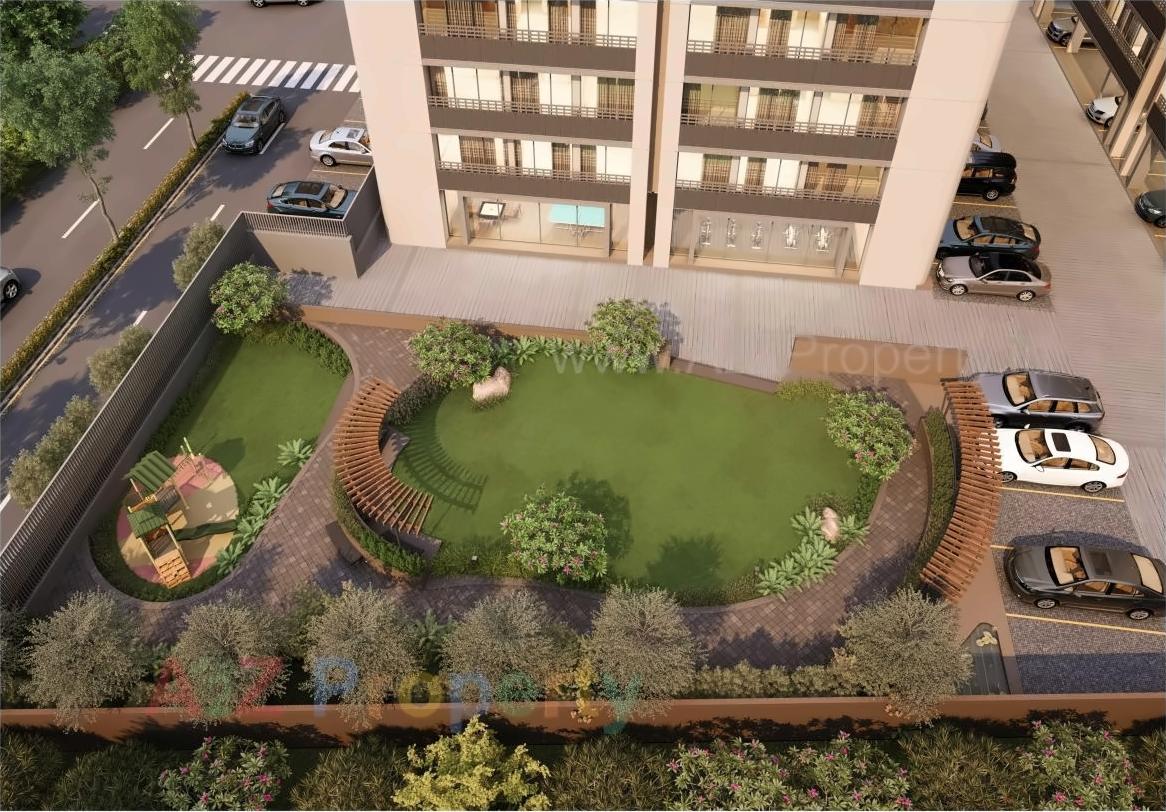 3D Elevation of real estate project Vivaan Eminence located at Zundal, Gandhinagar, Gujarat