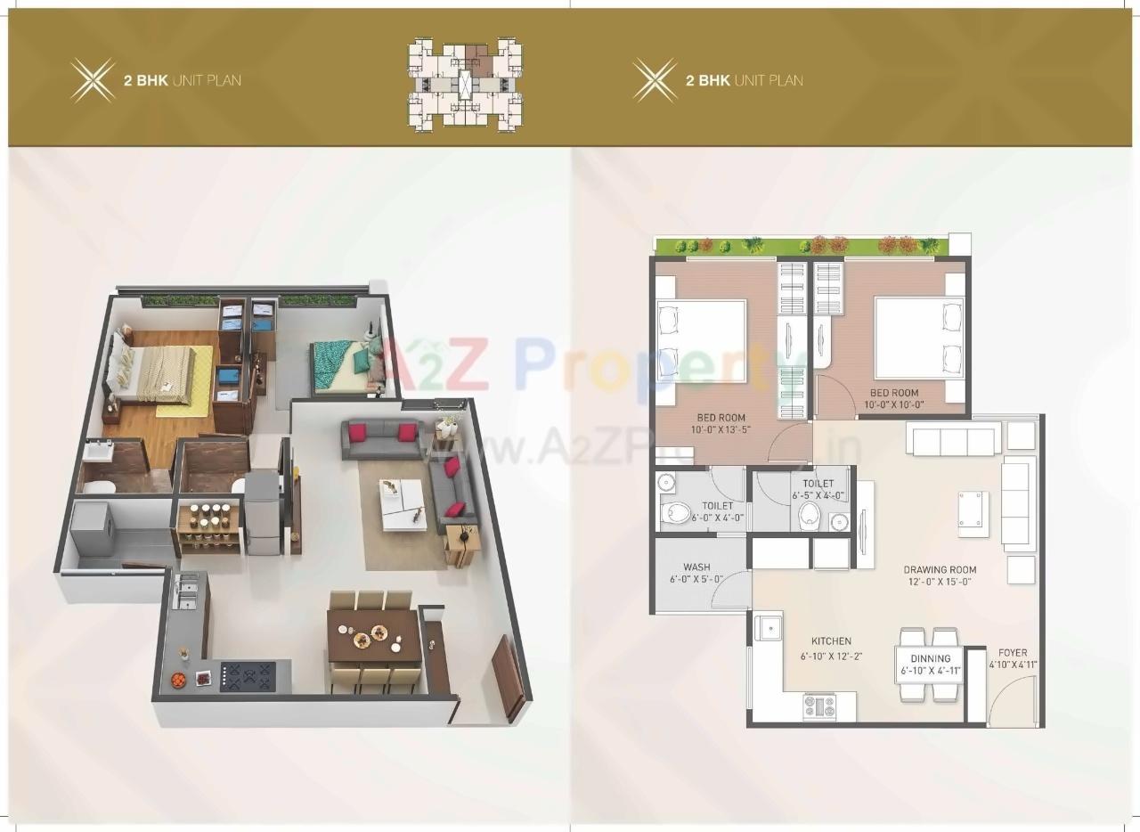 Layout of real estate project Vivaan Infinity located at Ahmedabad, Gandhinagar, Gujarat