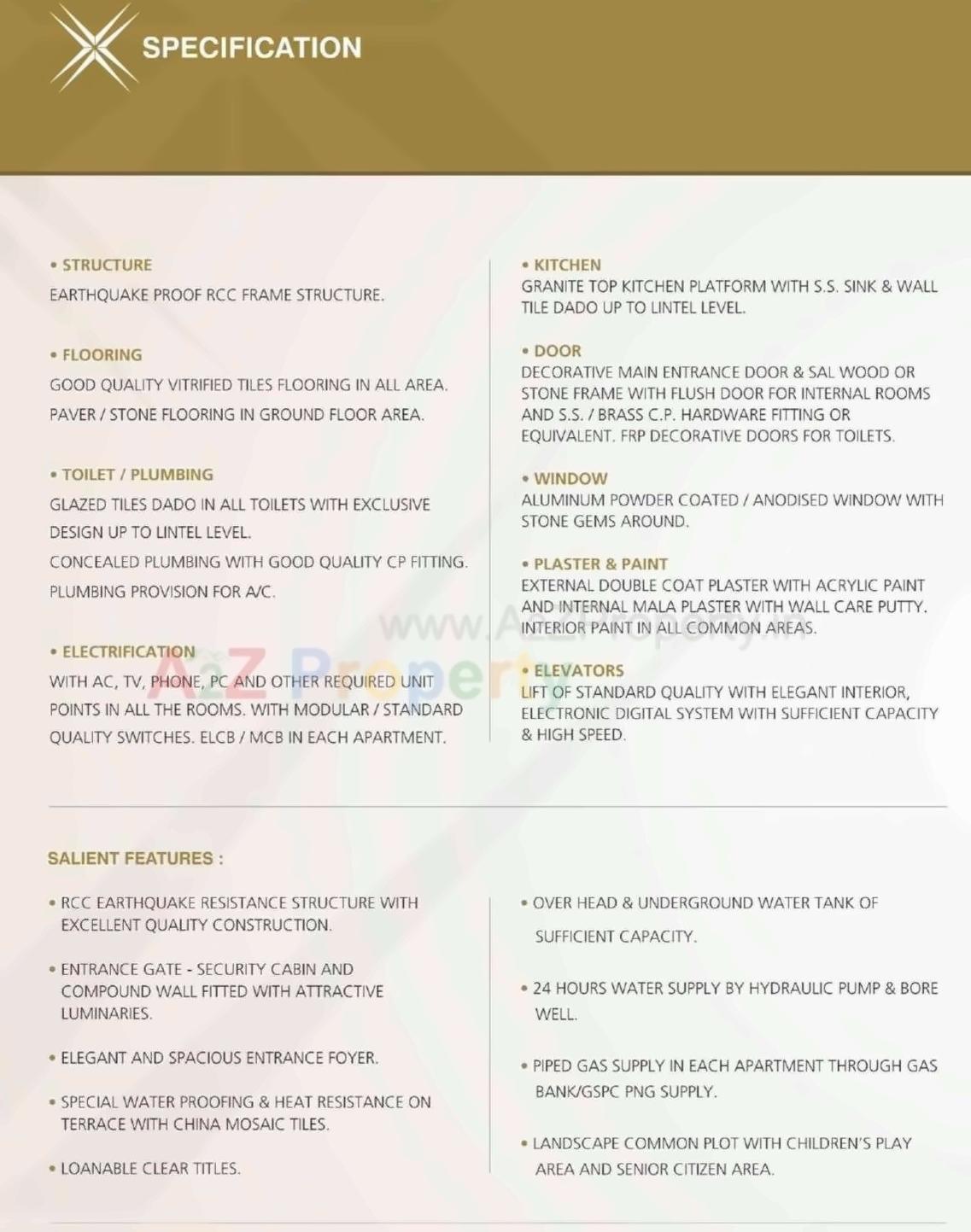 Project Specifications