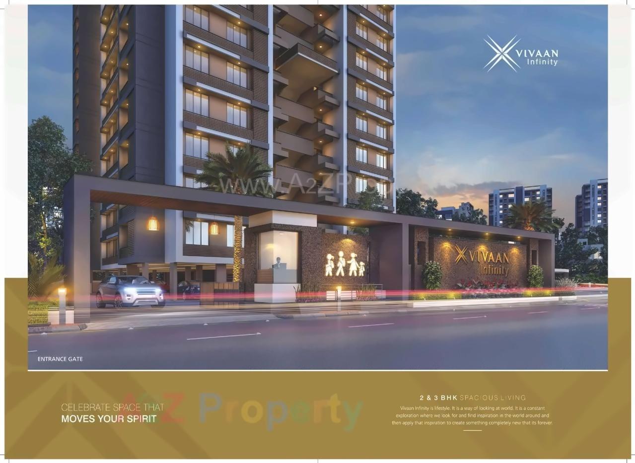 3D Elevation of real estate project Vivaan Infinity located at Ahmedabad, Gandhinagar, Gujarat