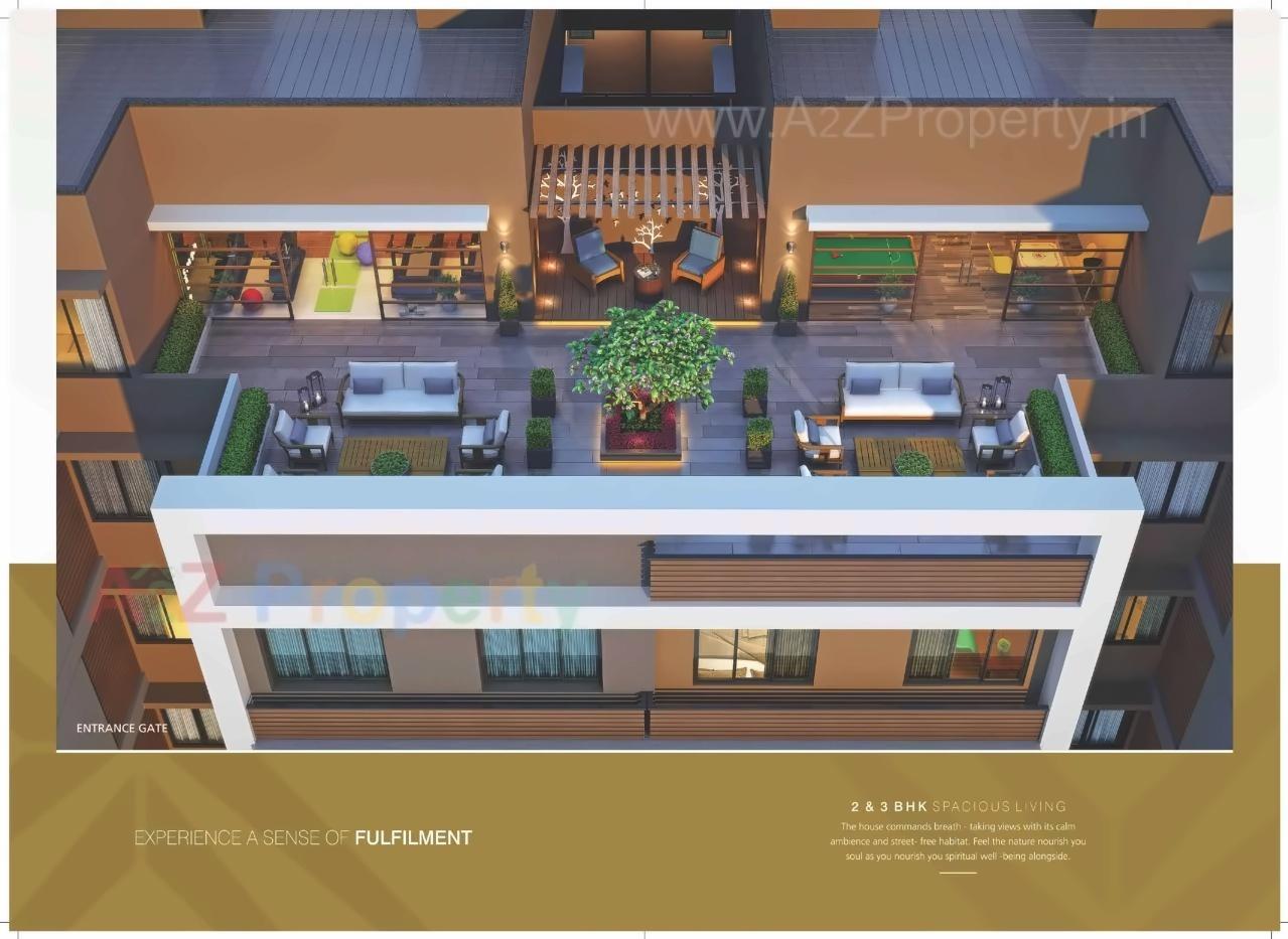 3D Elevation of real estate project Vivaan Infinity located at Ahmedabad, Gandhinagar, Gujarat