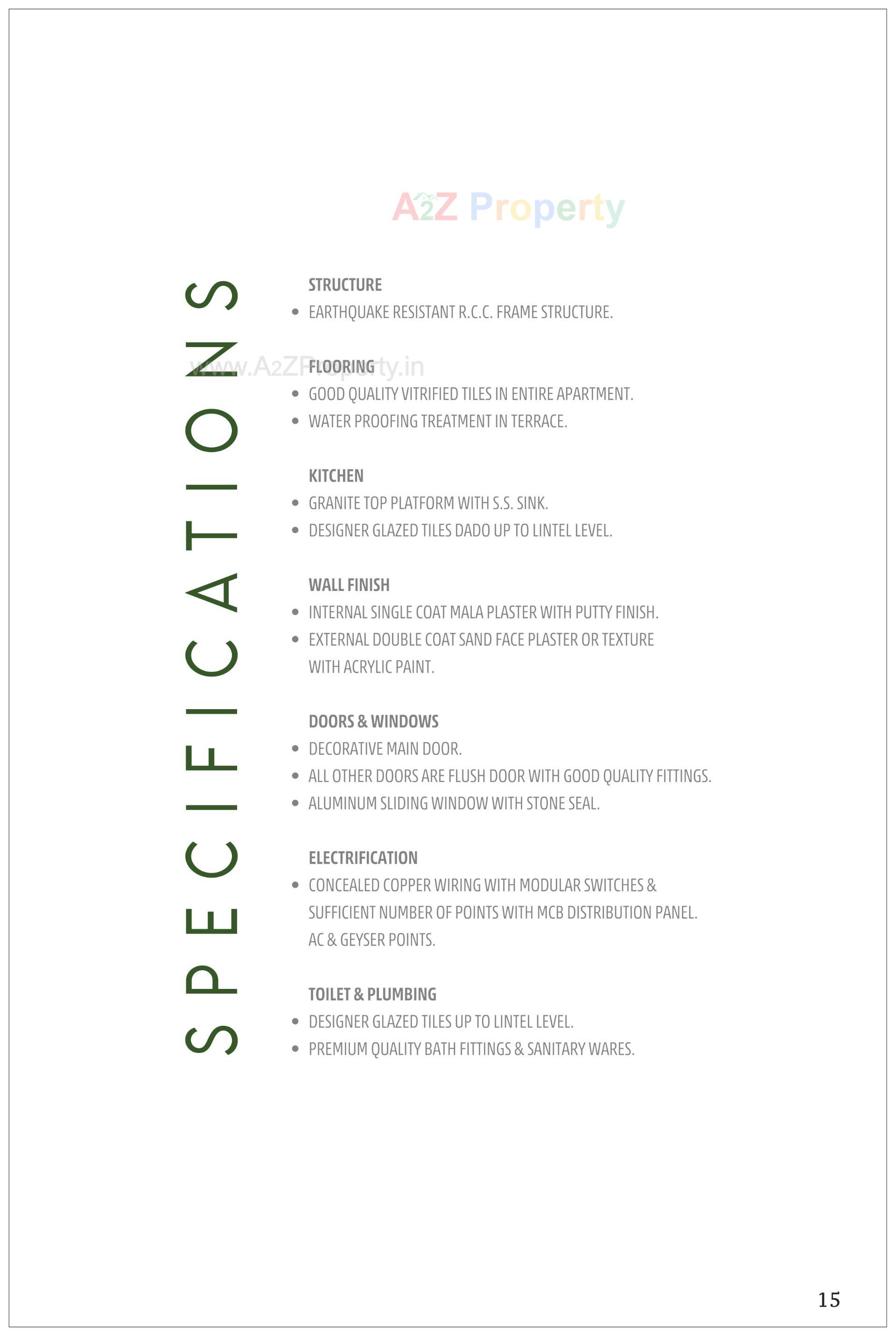  of real estate project Vivaan Oliver located at Zundal, Gandhinagar, Gujarat