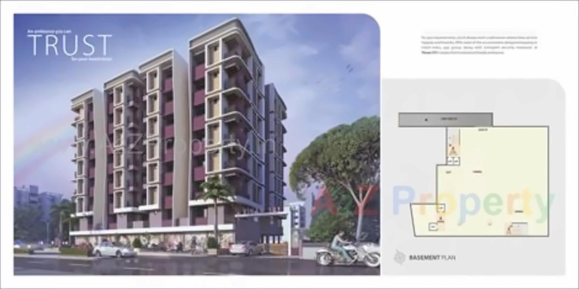 3D Elevation of real estate project Vivan 10 located at Zundal, Gandhinagar, Gujarat