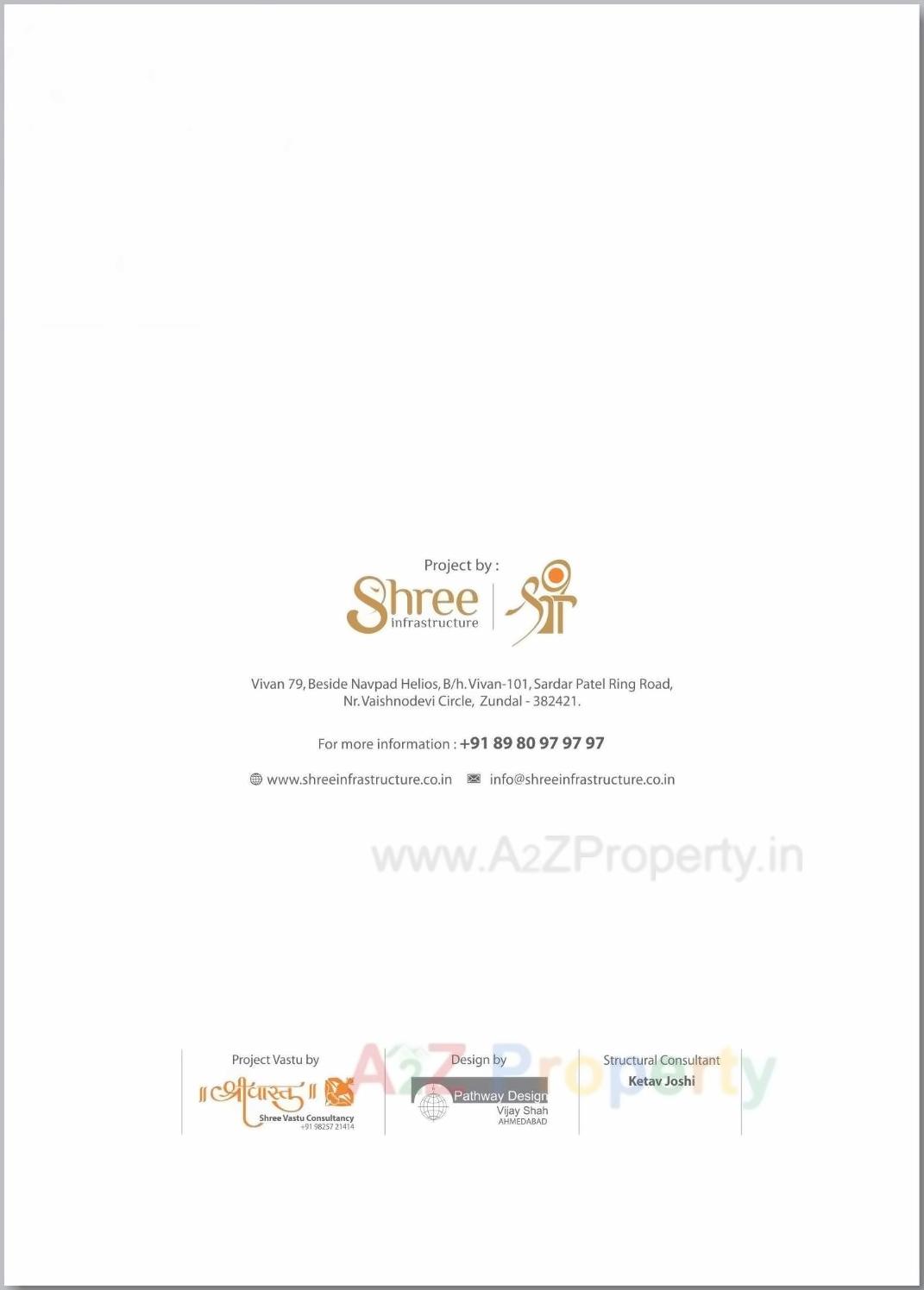  of real estate project Vivan located at Zundal, Gandhinagar, Gujarat