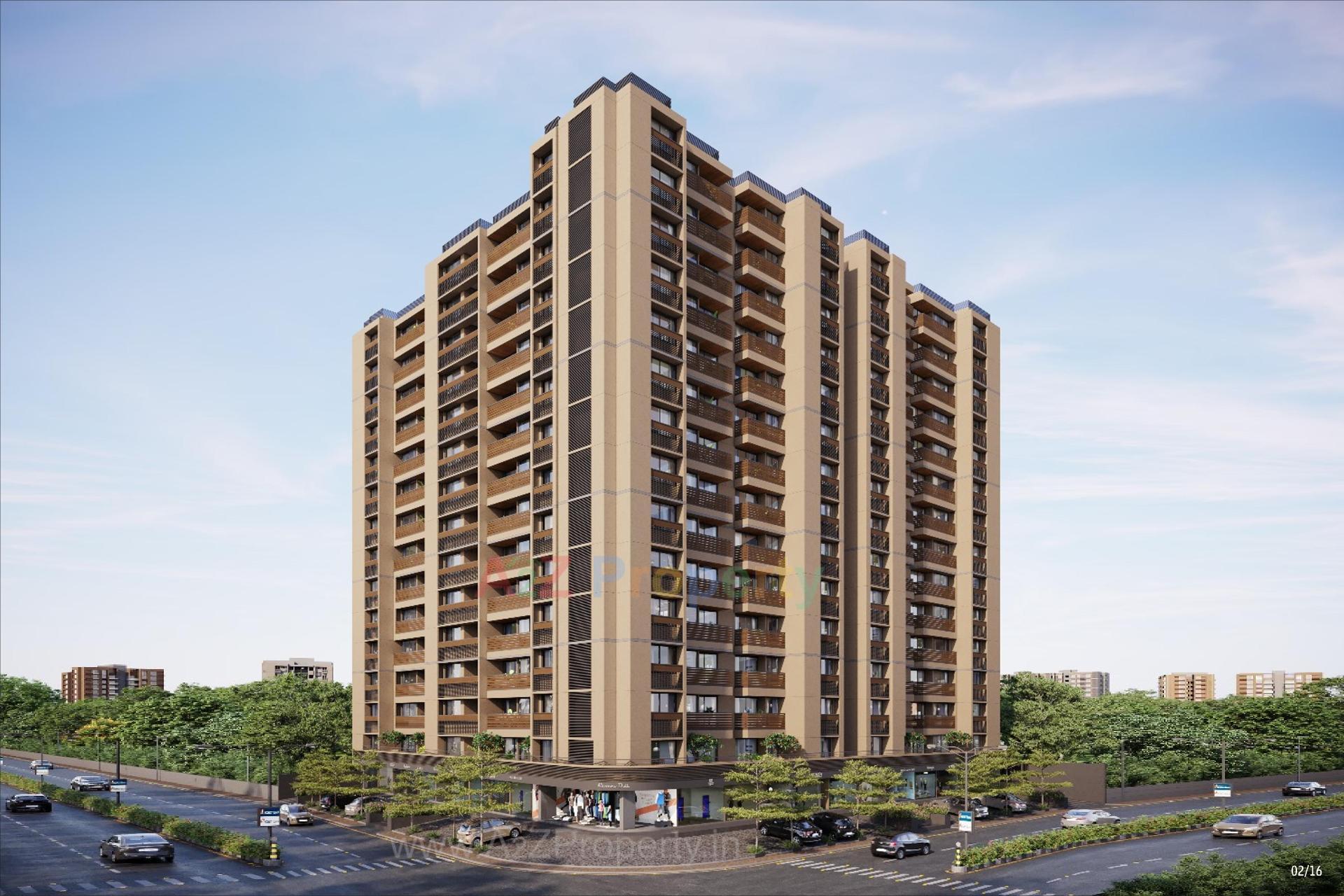 3D Elevation of real estate project Vivanta  Lake  View located at Khoraj , Gandhinagar, Gujarat