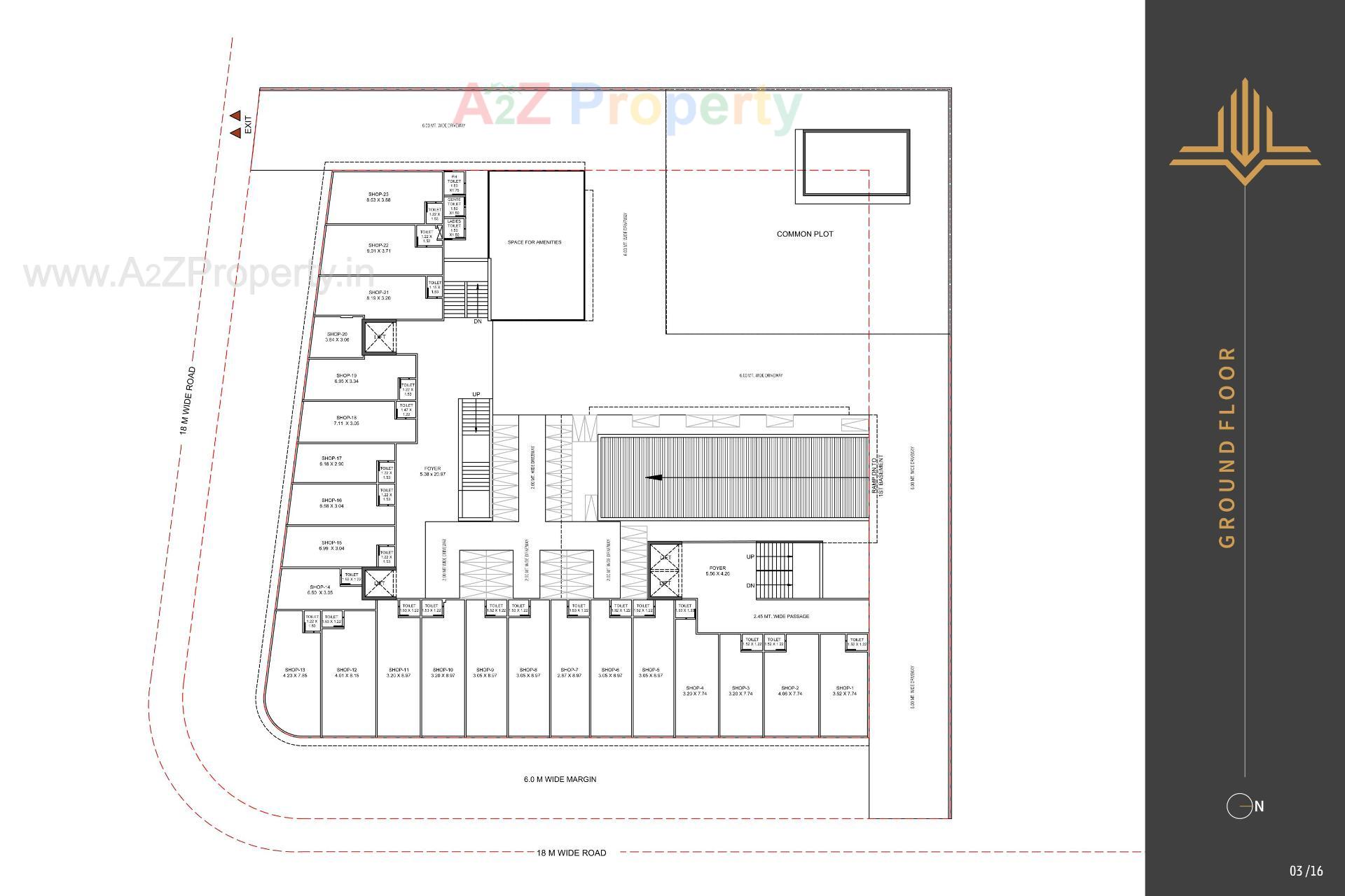 Layout of real estate project Vivanta  Lake  View located at Khoraj , Gandhinagar, Gujarat