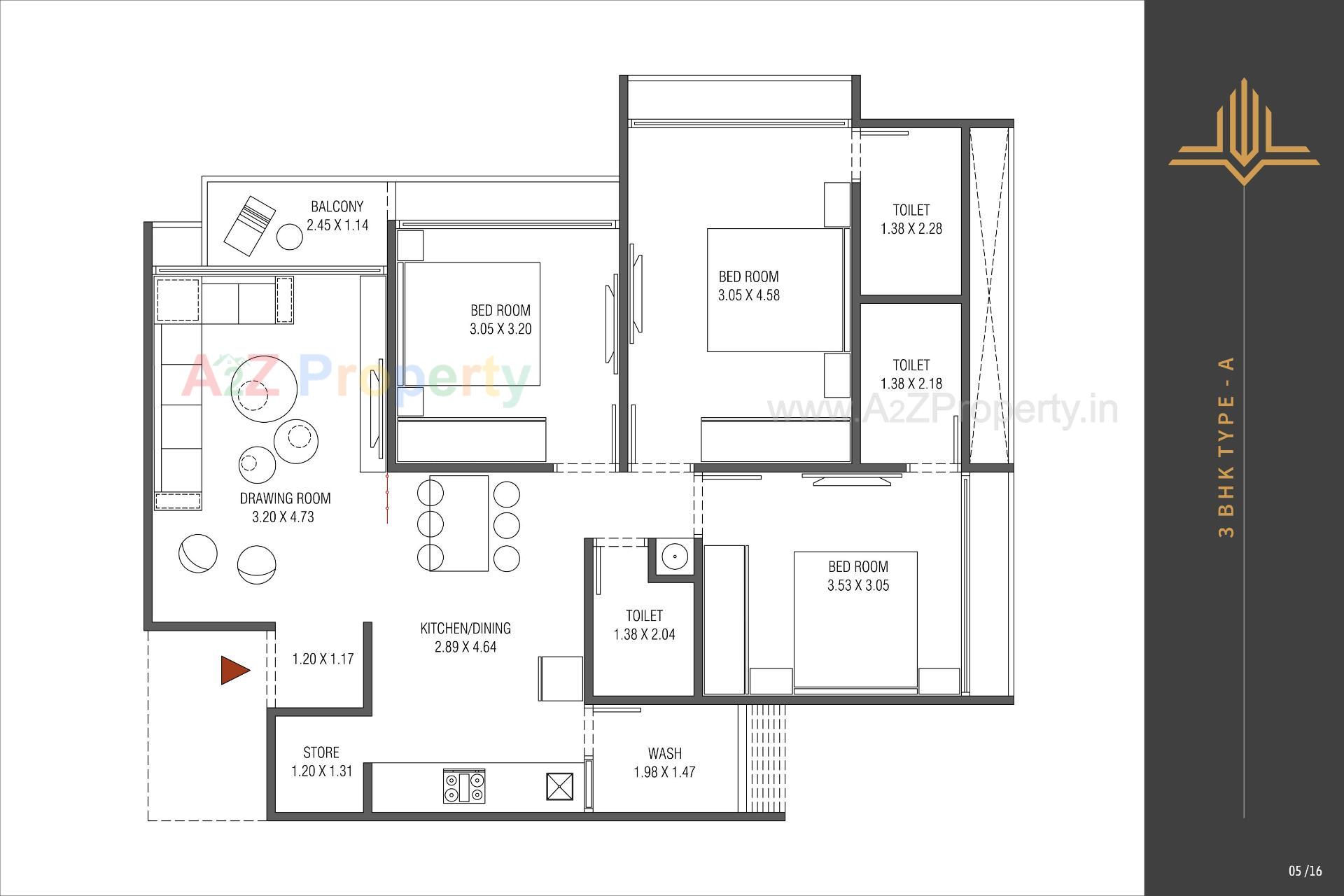 Layout of real estate project Vivanta  Lake  View located at Khoraj , Gandhinagar, Gujarat