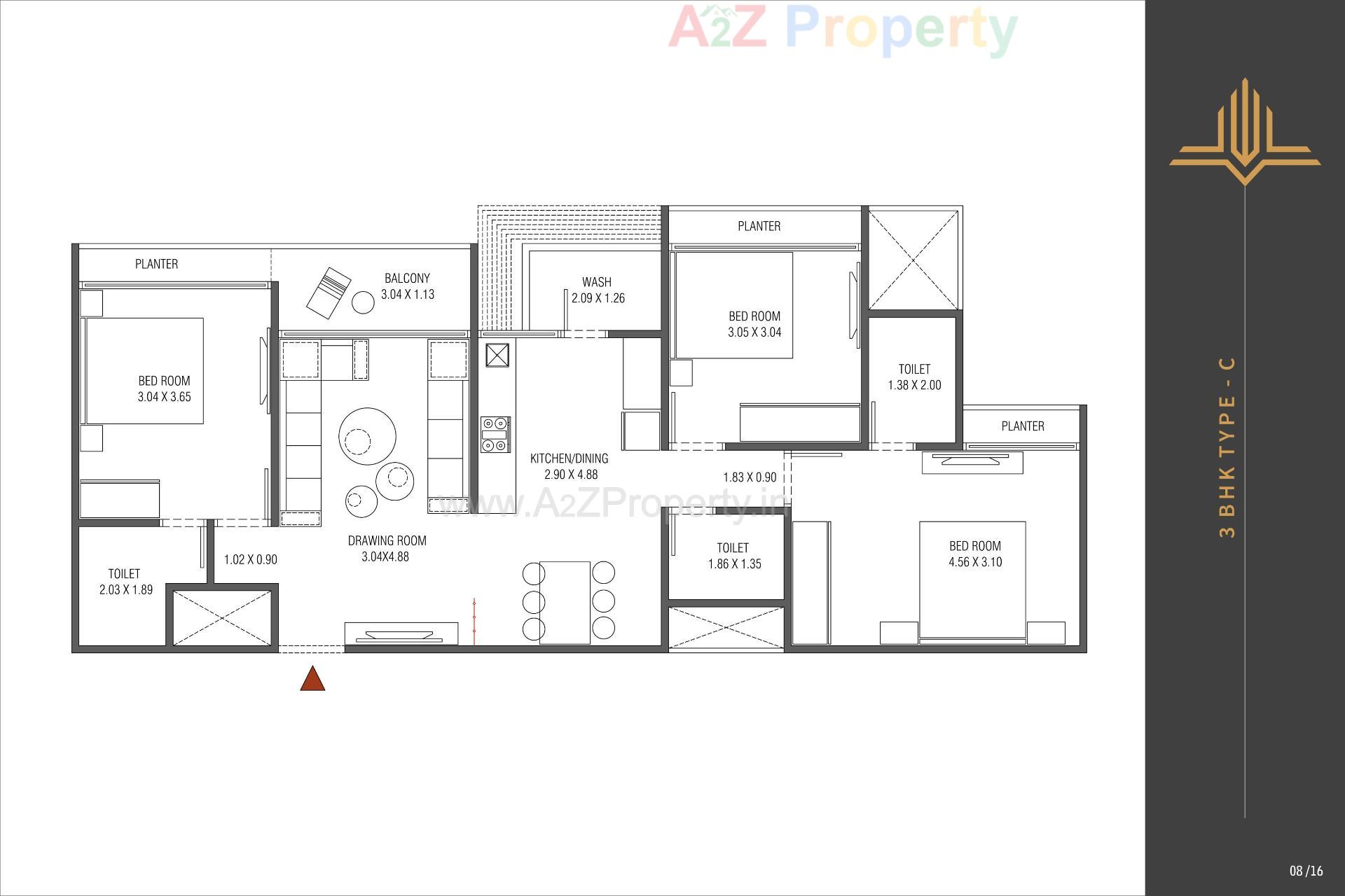 Layout of real estate project Vivanta  Lake  View located at Khoraj , Gandhinagar, Gujarat