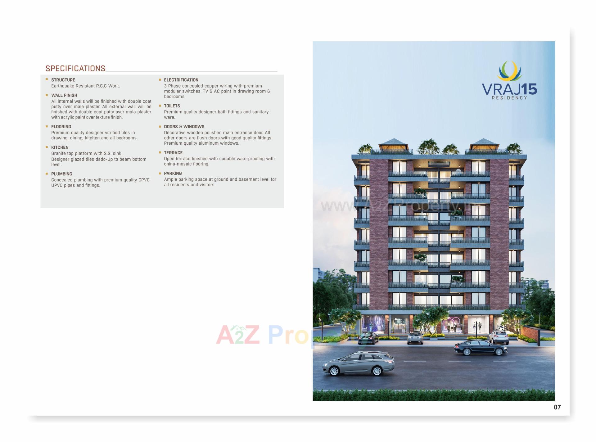  of real estate project Vraj located at Randheja, Gandhinagar, Gujarat