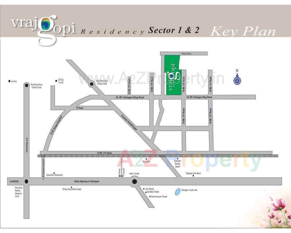  of real estate project Vraj Gopi Residency located at Dehgam, Gandhinagar, Gujarat