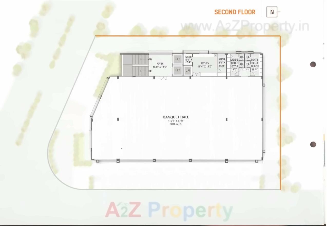 Layout of real estate project Vraj Icon located at Kalol, Gandhinagar, Gujarat