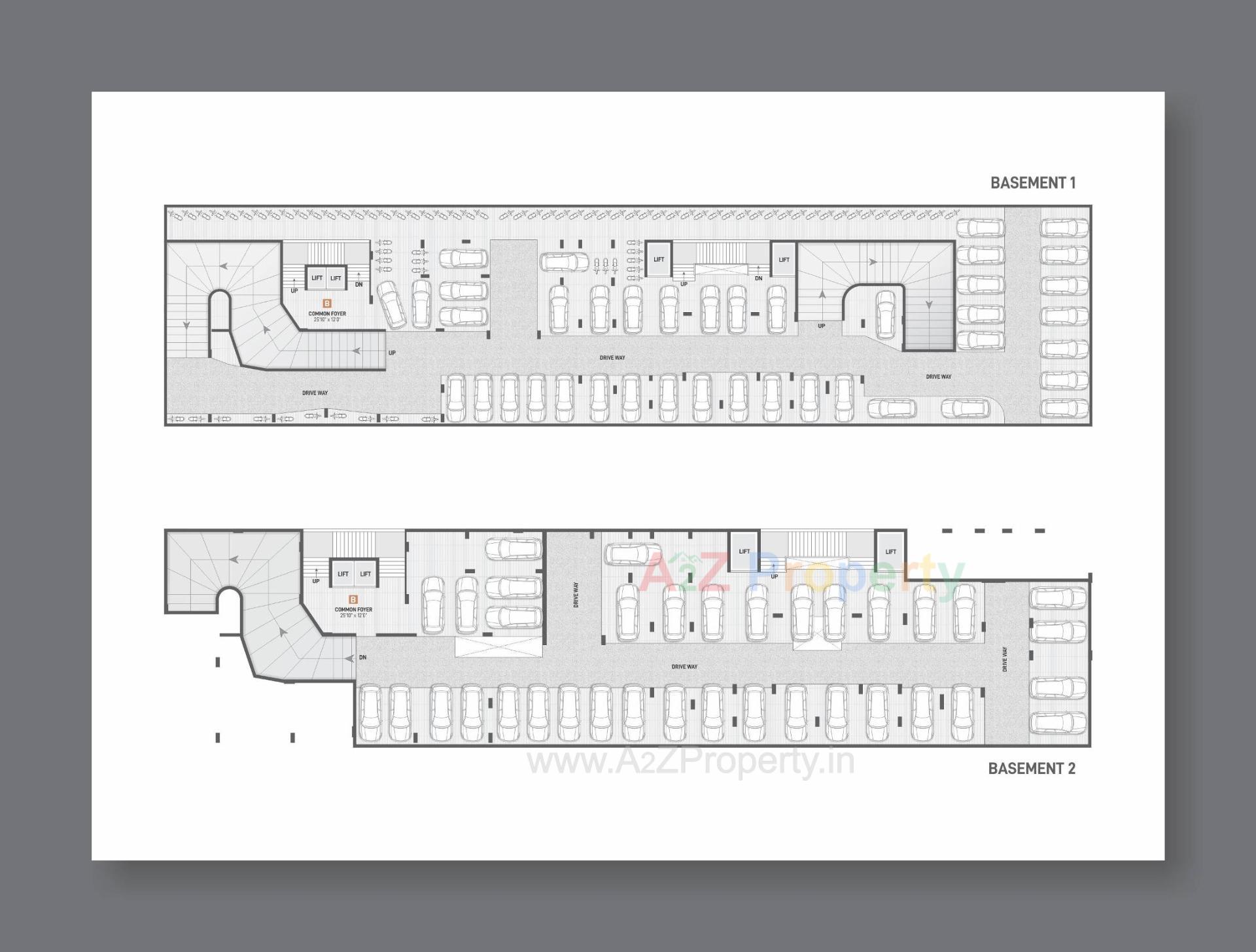 Layout of real estate project Vraj Sapphire located at Randesan, Gandhinagar, Gujarat