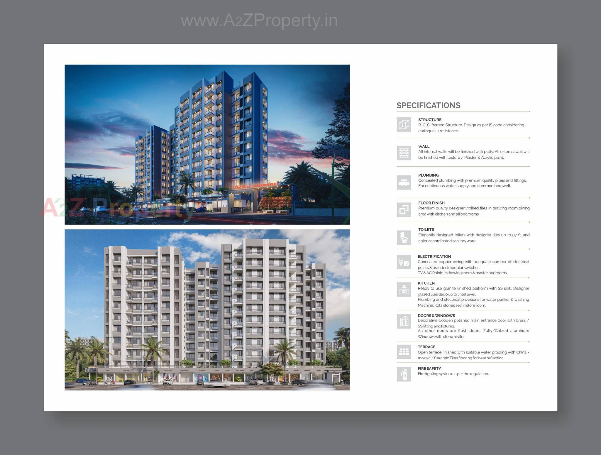  of real estate project Vraj Sapphire located at Randesan, Gandhinagar, Gujarat