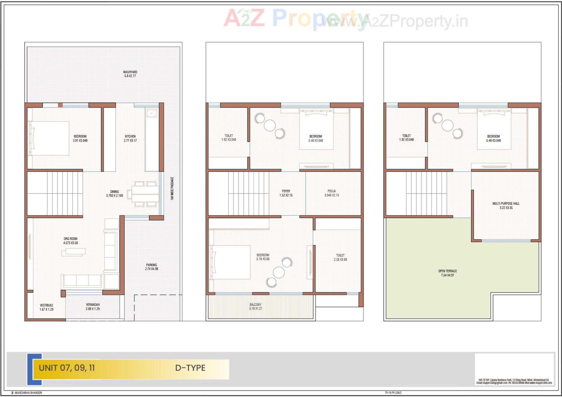 Layout of real estate project Vrundavan  Anantam located at Raysan, Gandhinagar, Gujarat