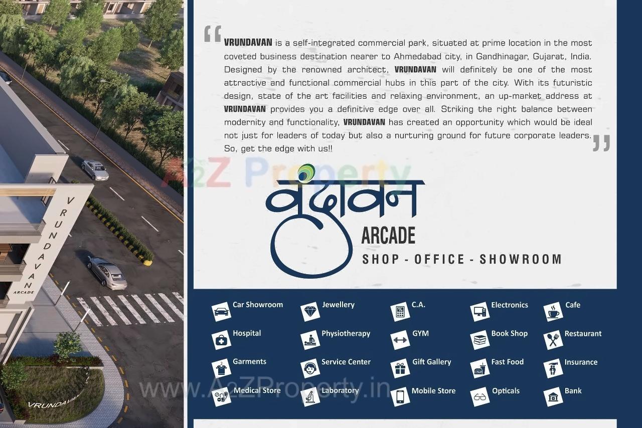  of real estate project Vrundavan Arcade located at Gandhinagar, Gandhinagar, Gujarat