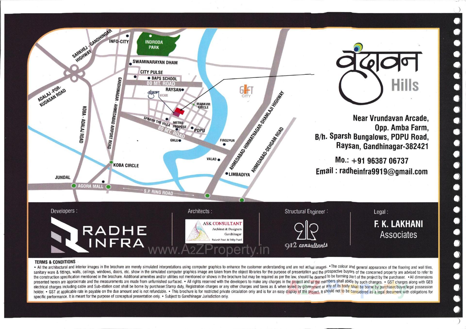  of real estate project Vrundavan Hills located at Gandhinagar, Gandhinagar, Gujarat