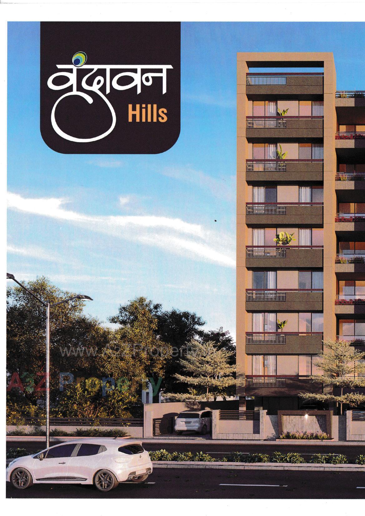 3D Elevation of real estate project Vrundavan Hills located at Gandhinagar, Gandhinagar, Gujarat