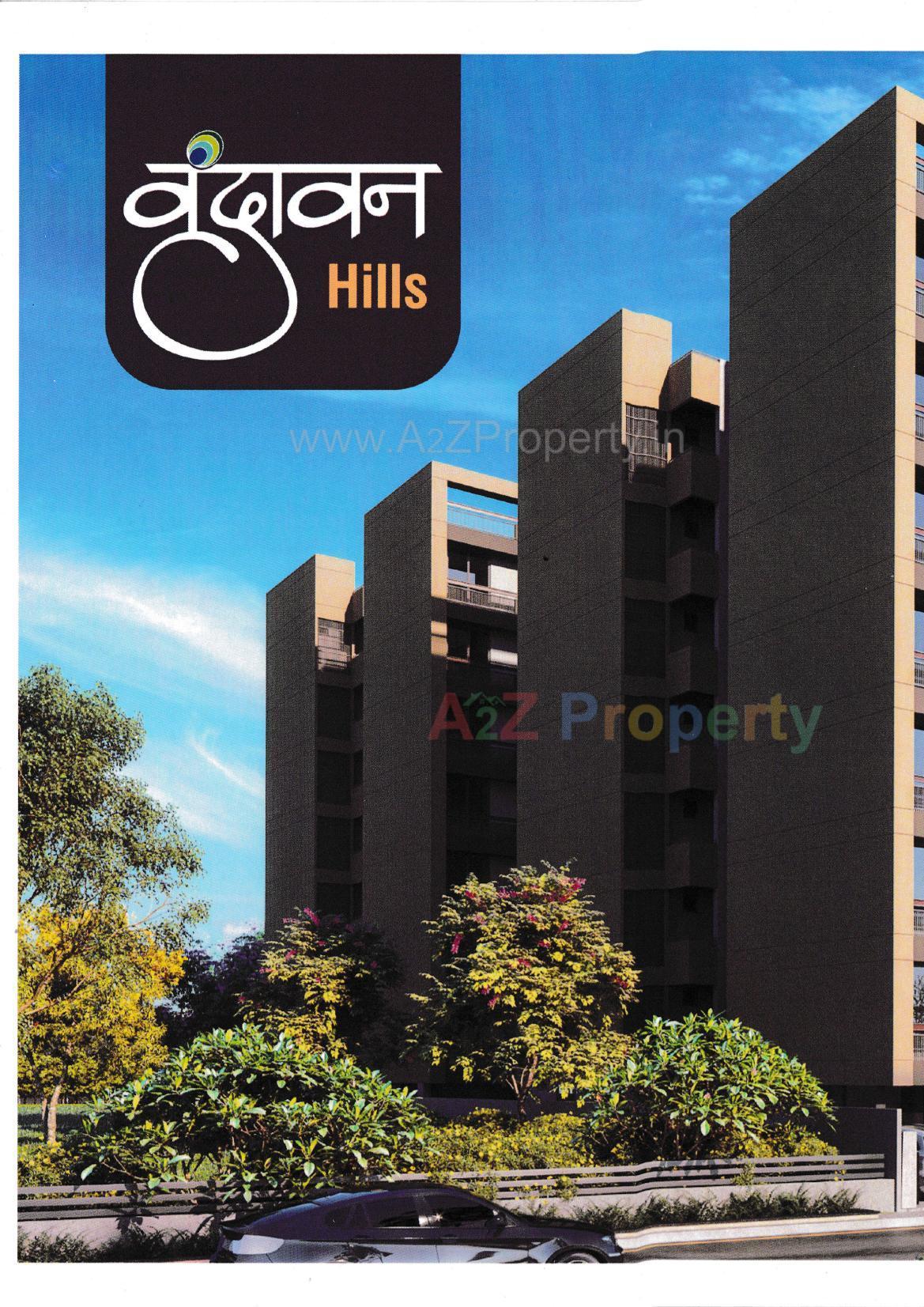 3D Elevation of real estate project Vrundavan Hills located at Gandhinagar, Gandhinagar, Gujarat