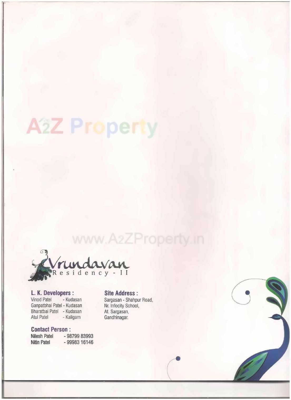 of real estate project Vrundavan Residency located at Sargasan, Gandhinagar, Gujarat