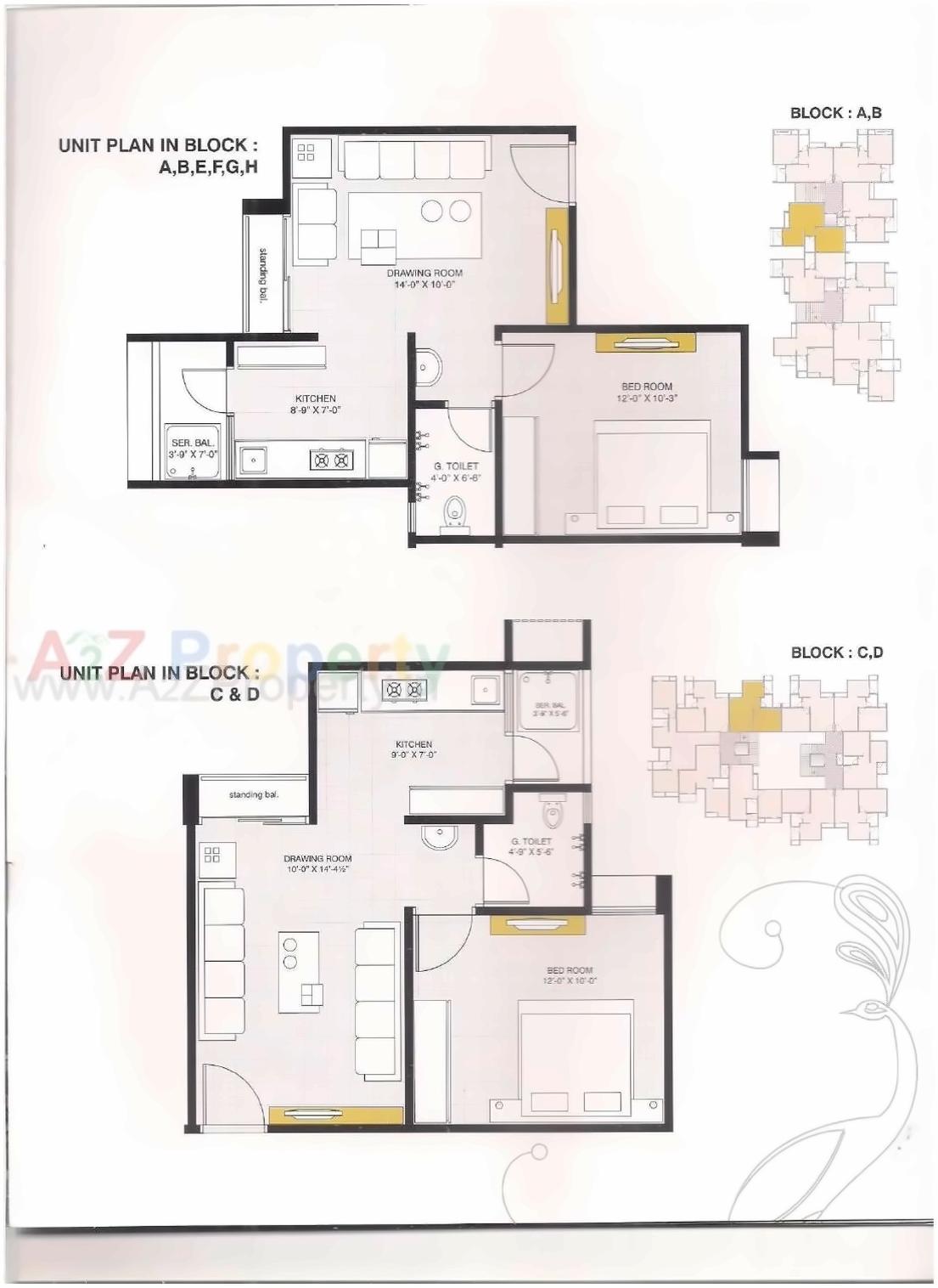 Layout of real estate project Vrundavan Residency located at Sargasan, Gandhinagar, Gujarat