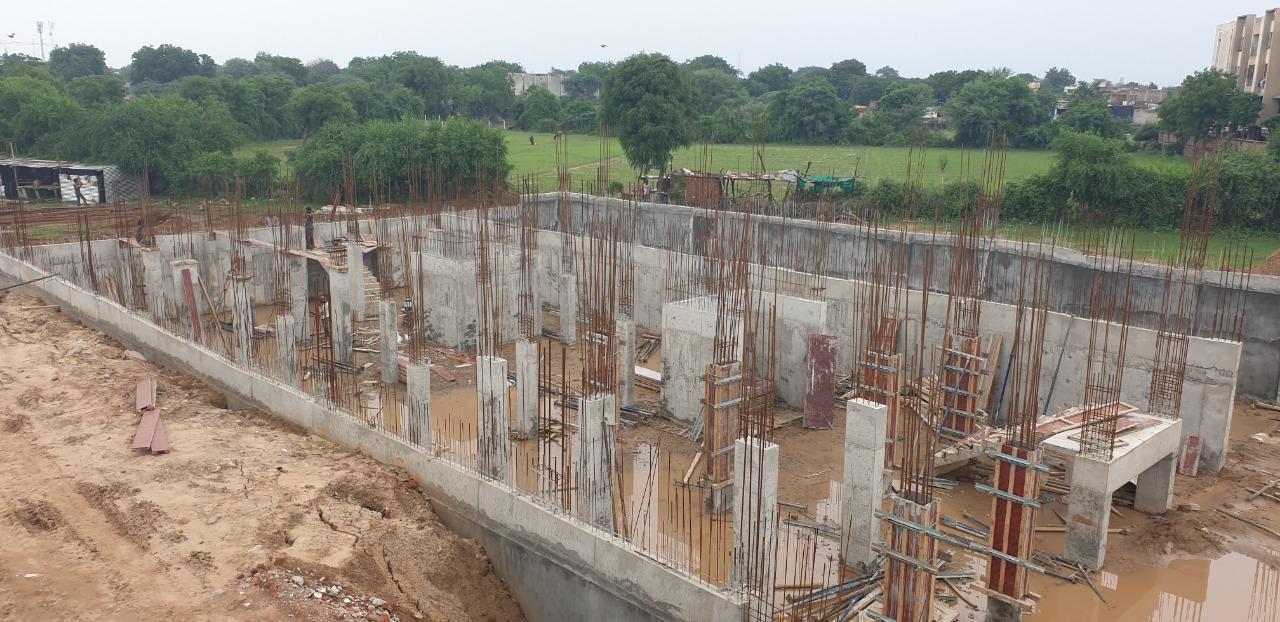 185033_const of real estate project Vrundavan Residency located at Vavol, Gandhinagar, Gujarat