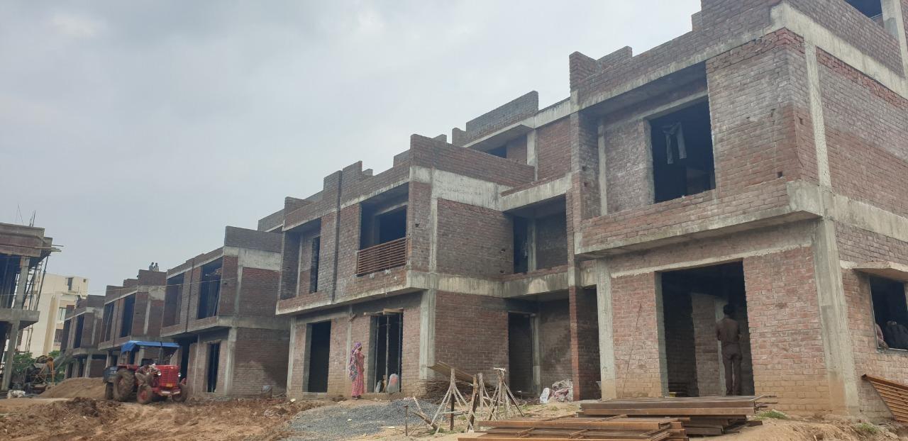 185068_const of real estate project Vrundavan Residency located at Vavol, Gandhinagar, Gujarat